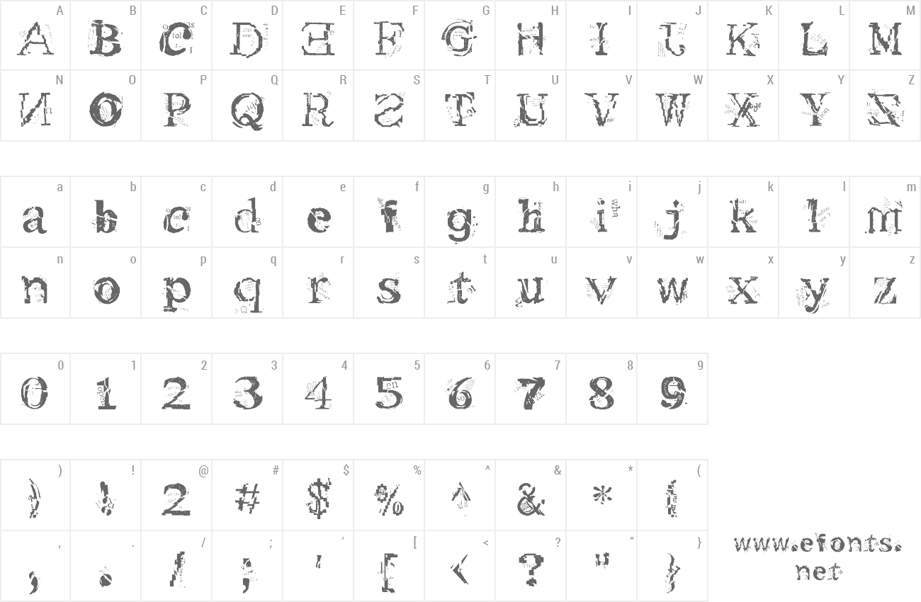 Font Metacopy preview