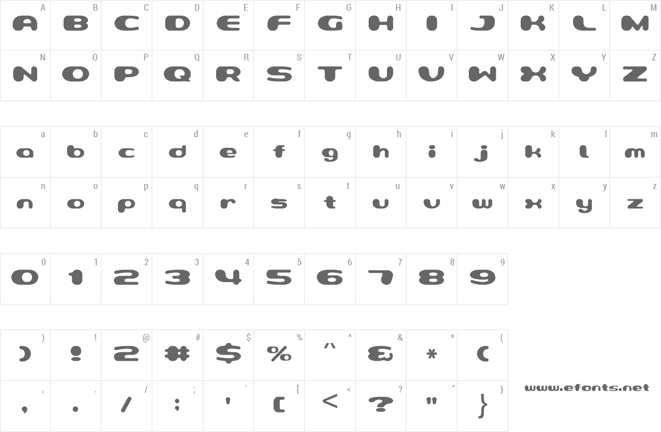 Font Milky Well preview