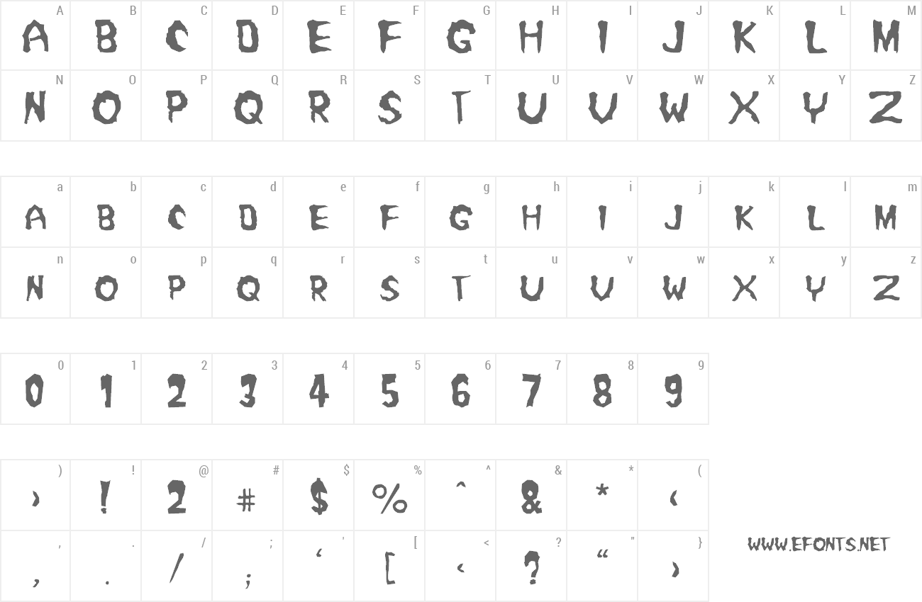 Font Misfit preview