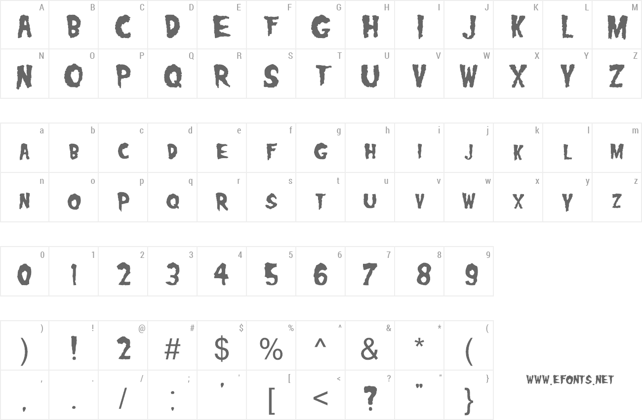 Font Misfits preview