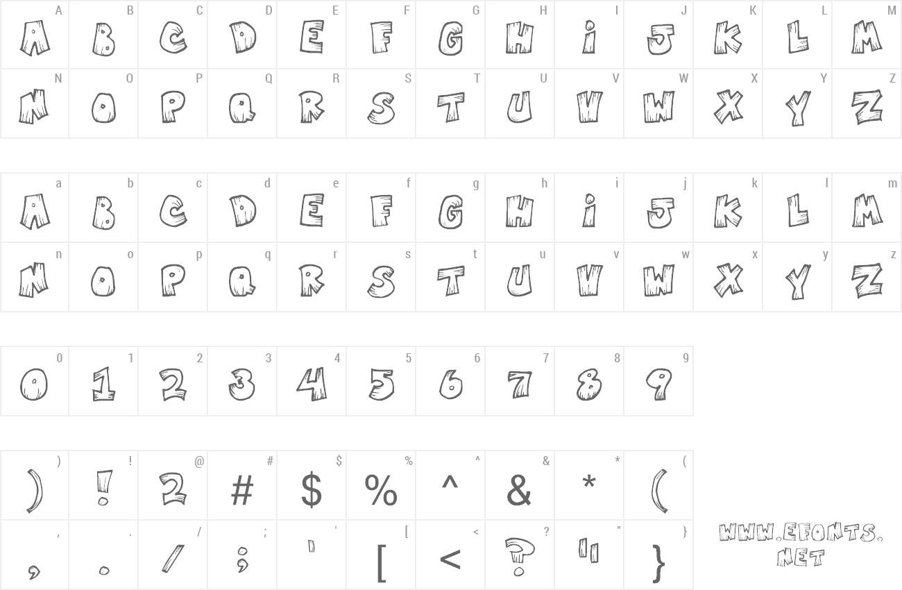 Font Mister Vampire preview