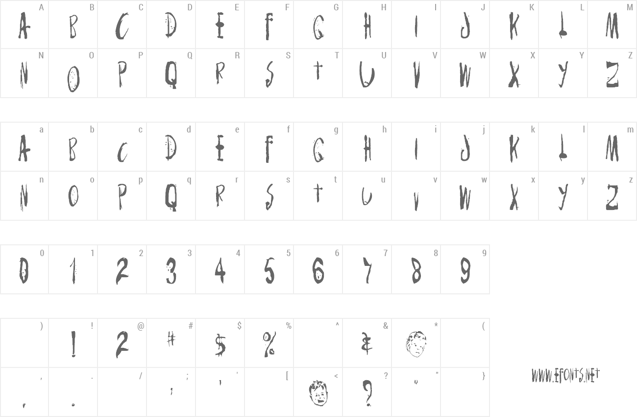 Font Monsterchild preview