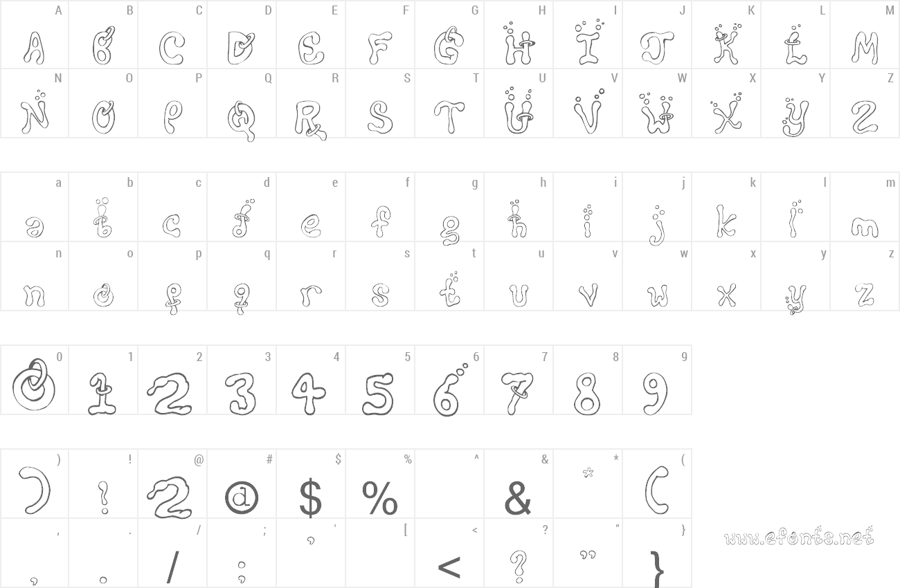 Font Montezumas Revenge preview
