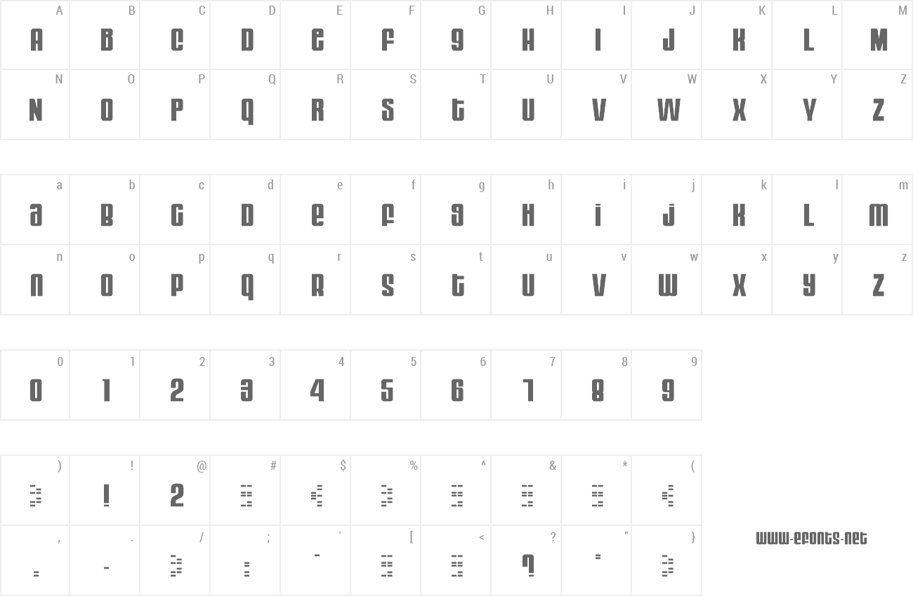 Font Moog/Schmoog preview