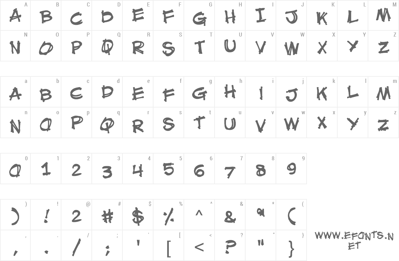 Font Mouth Breather BB preview