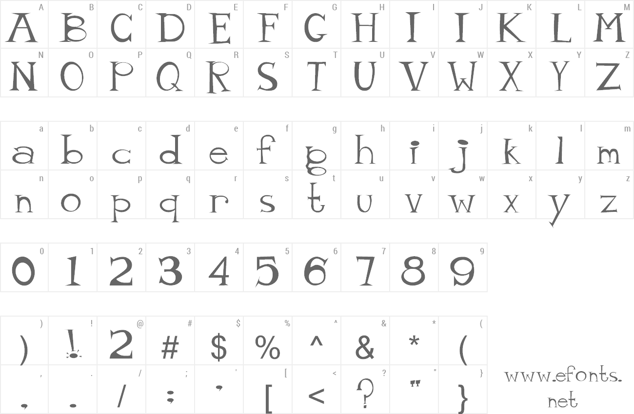 Font Mr. Larry Tate preview