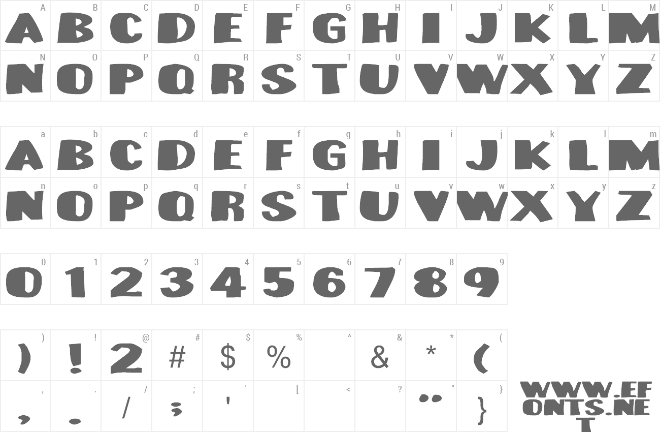 Font Munster Bash preview