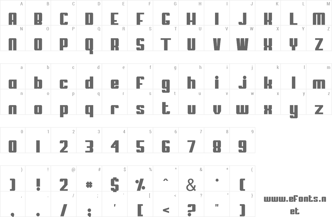 Font My Puma preview
