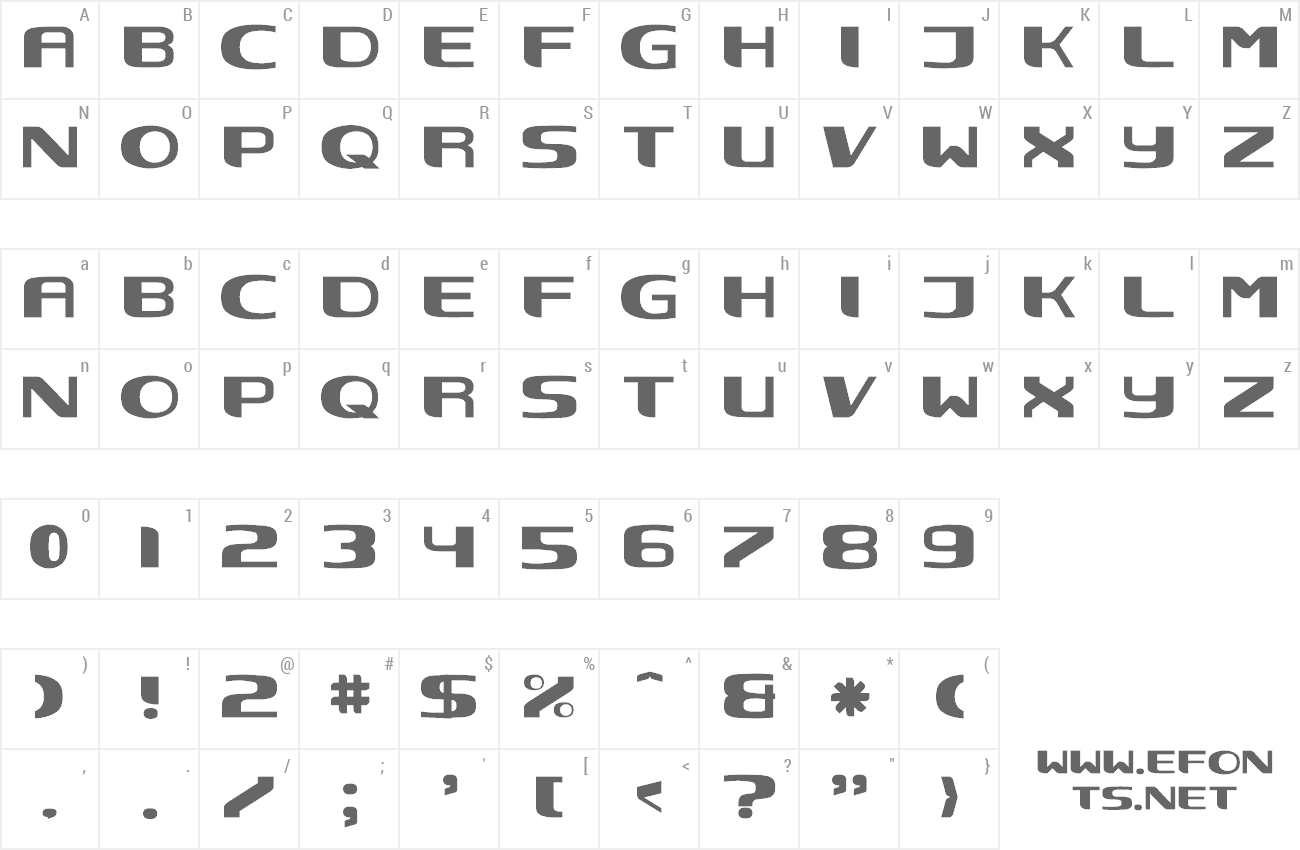 Font Nec preview