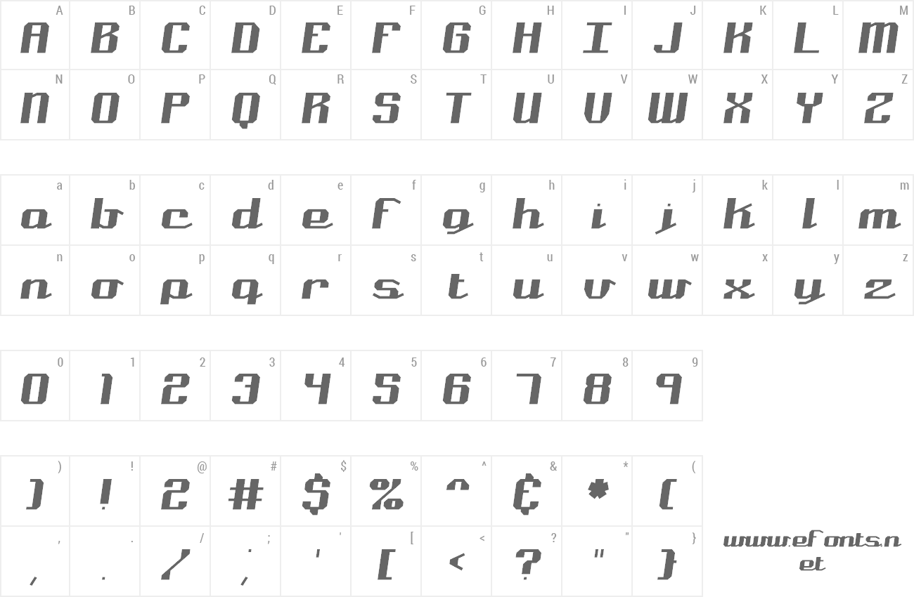 Font Nominal BRK preview
