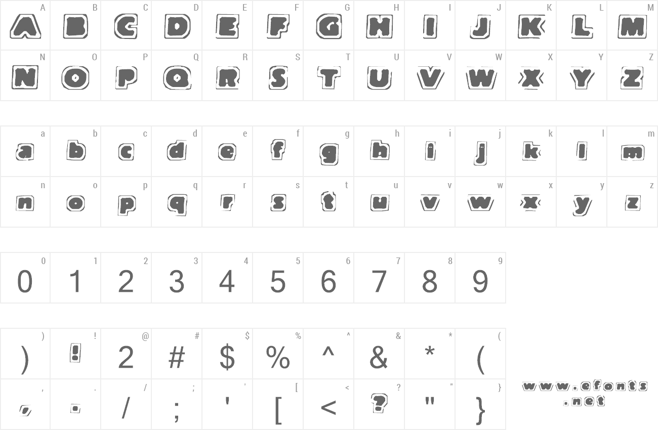 Font Note of Terror preview