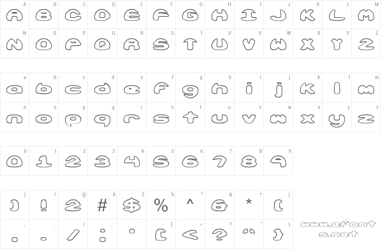 Font Obloquy preview