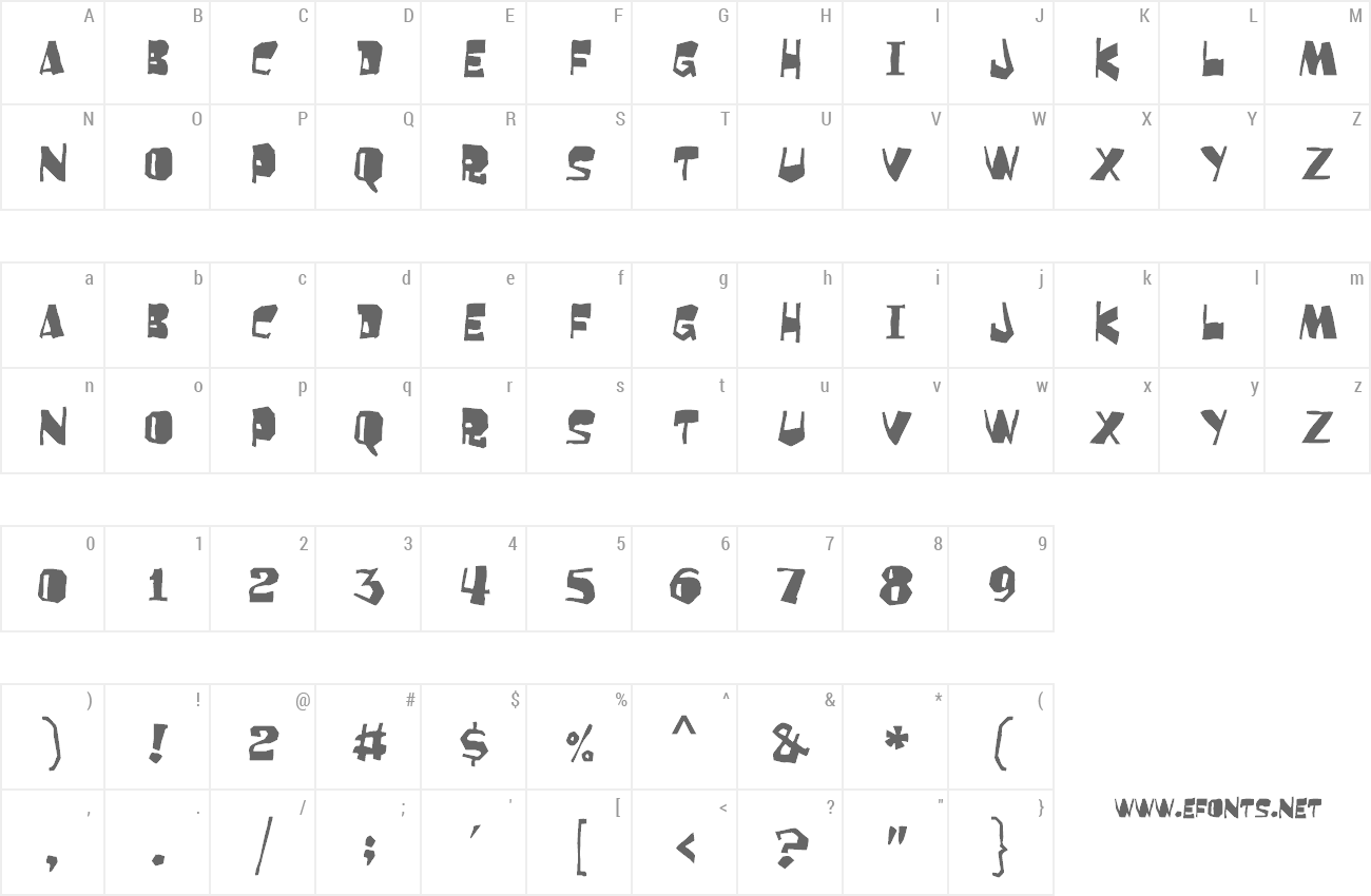 Font Orangutan preview