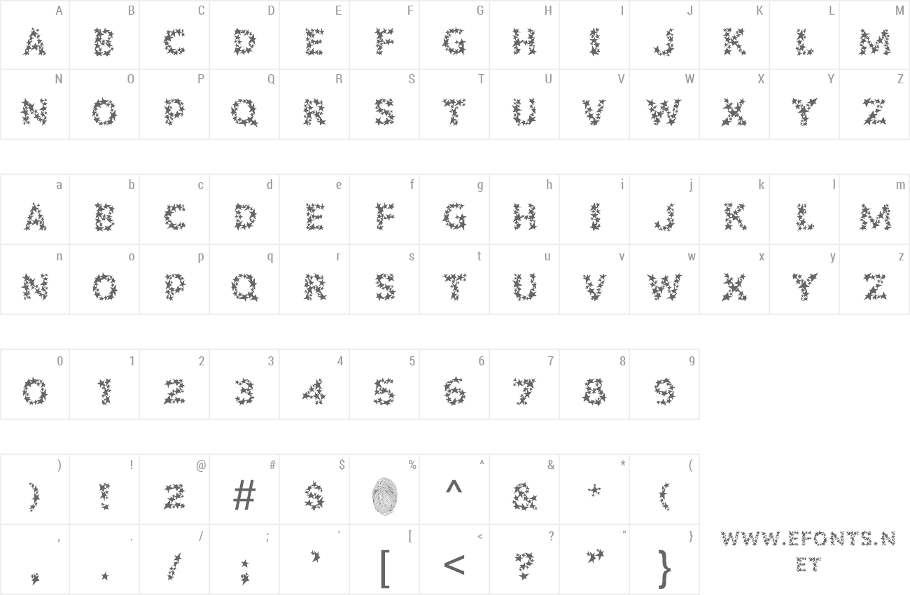 Font Popstars preview