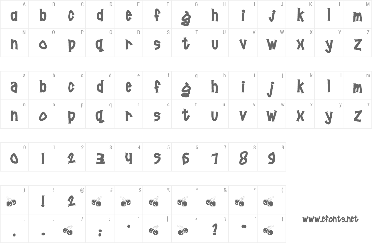 Font Pornhut preview