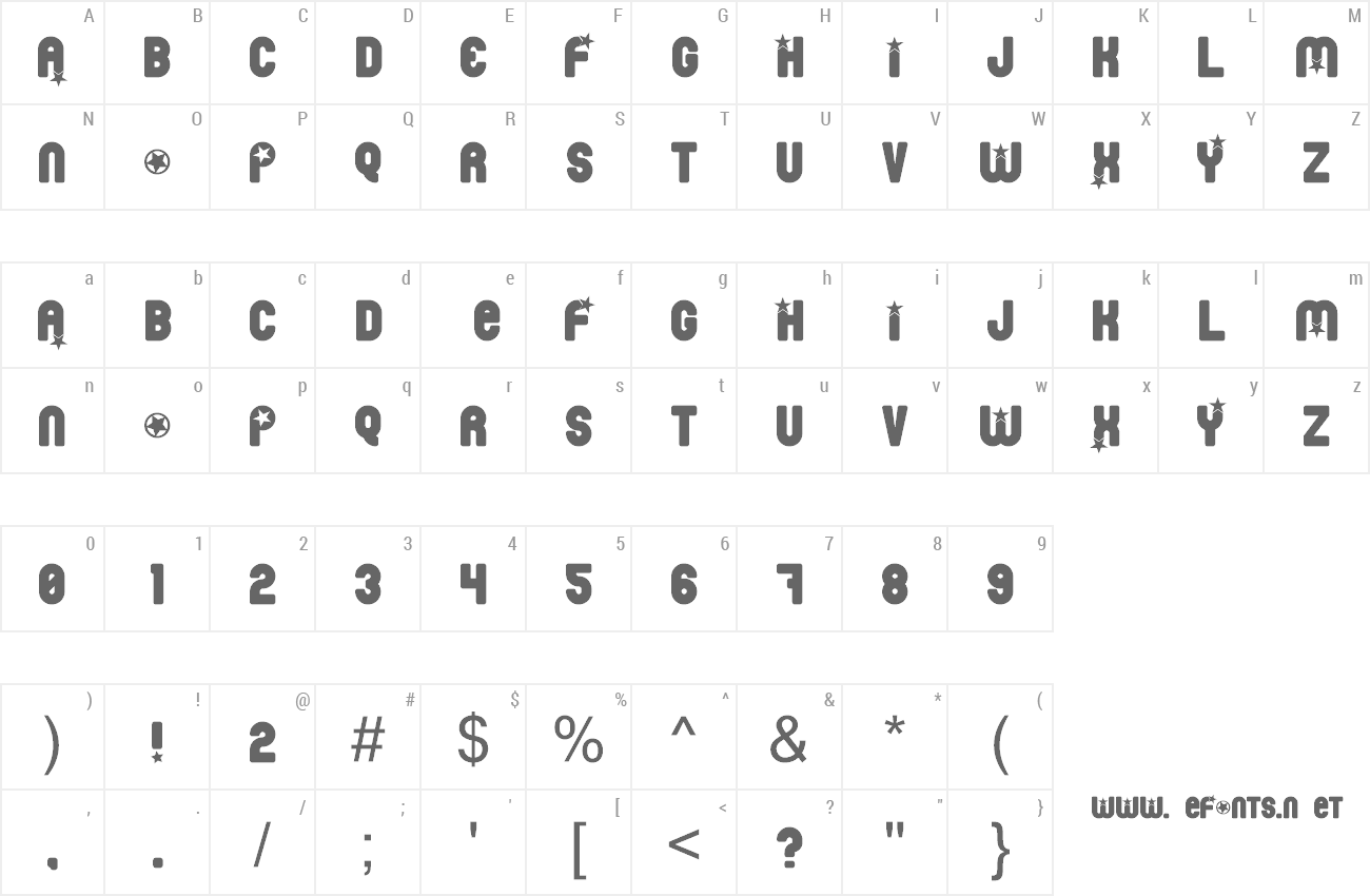 Font Pornstar preview