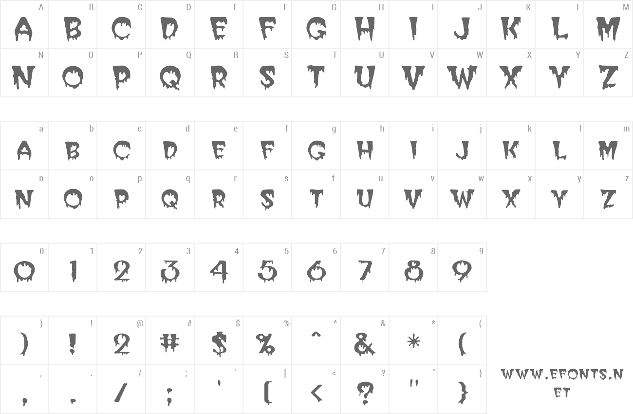 Font PostCrypt preview