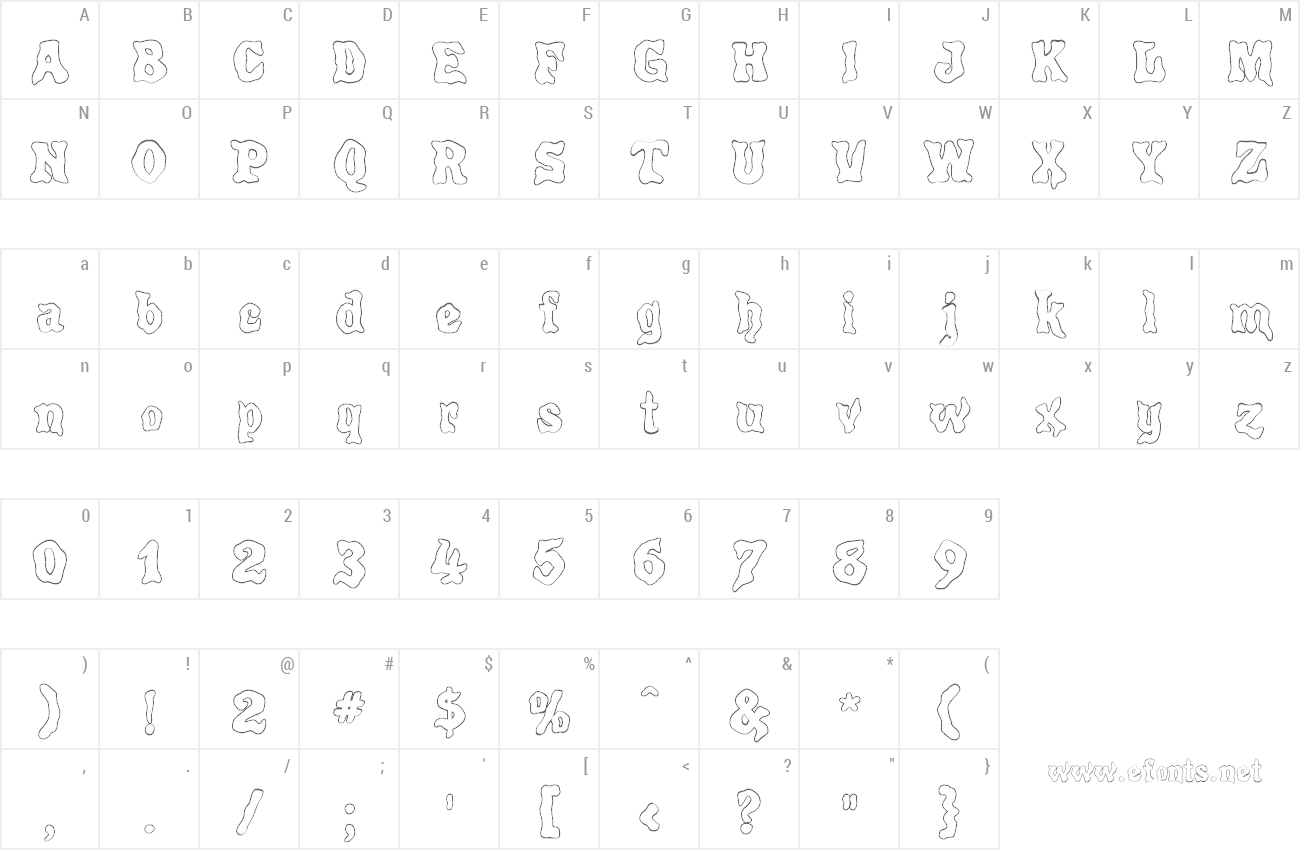 Font Poultrygeist preview