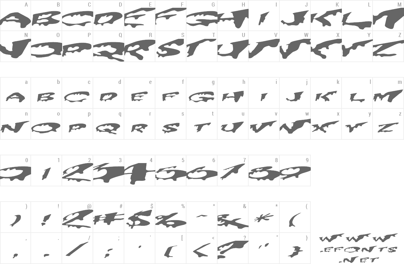 Font PreCrypt preview