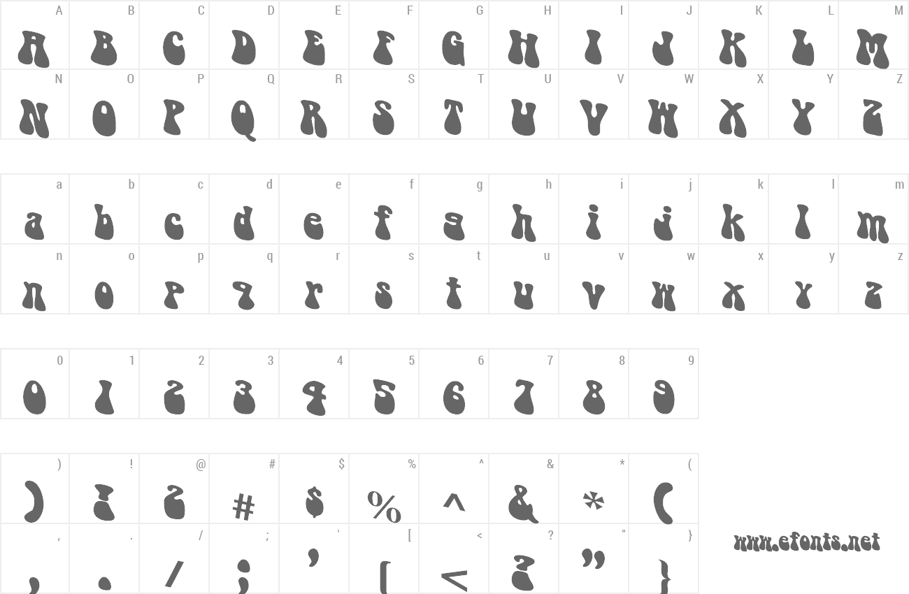 Font Puppylike preview