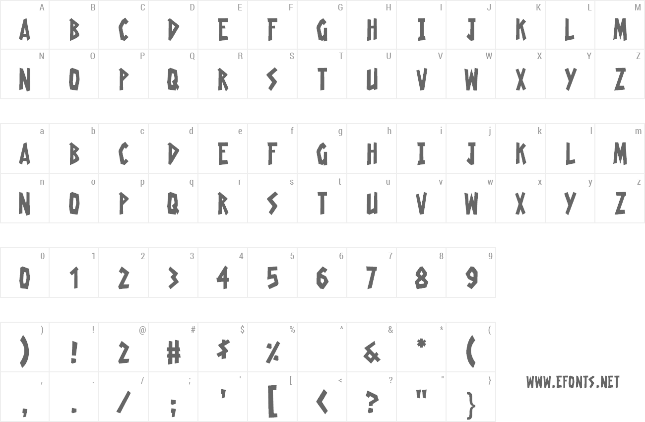 Font Radioactive Granny preview