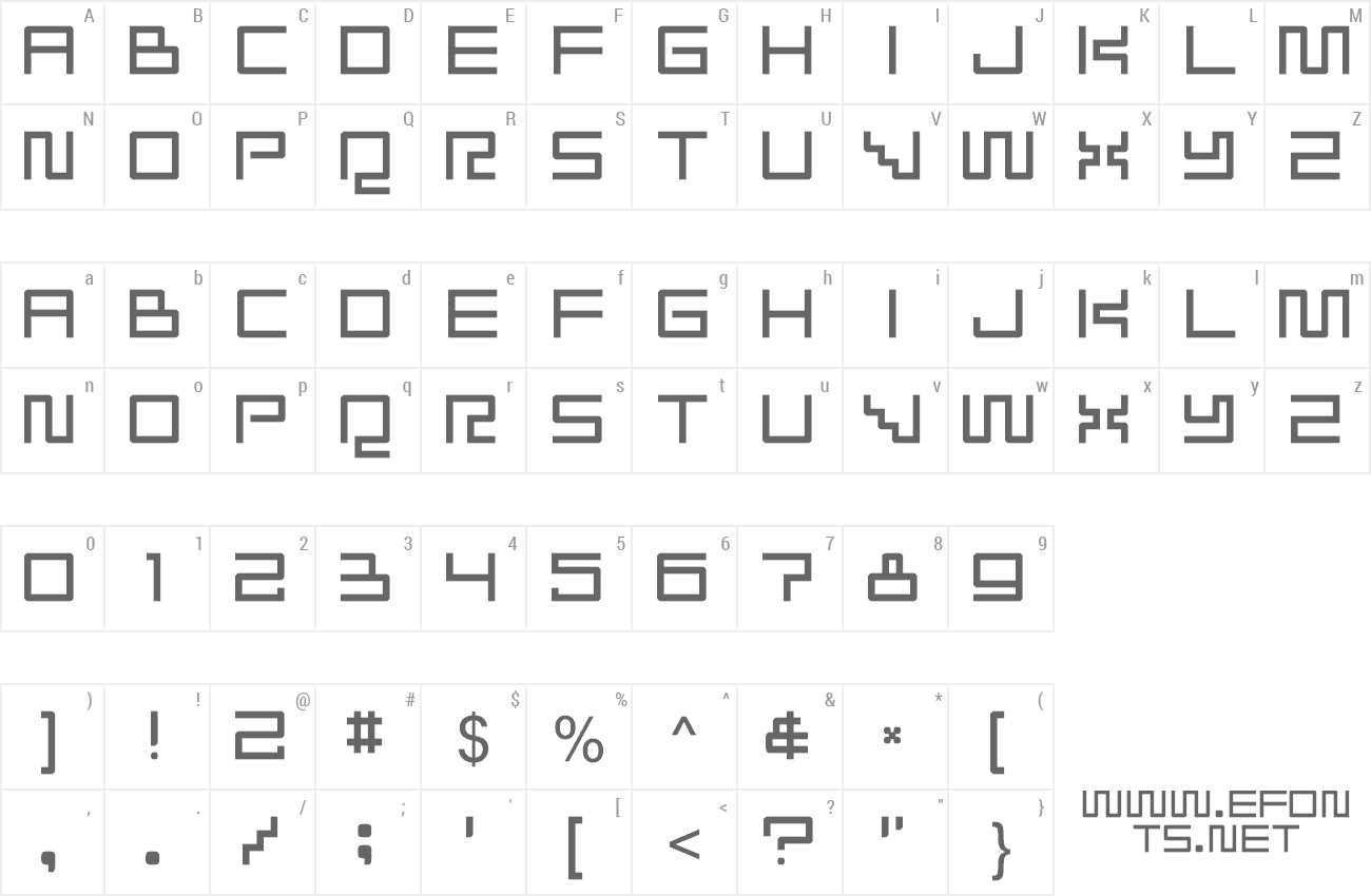 Font Radioaktivitet preview