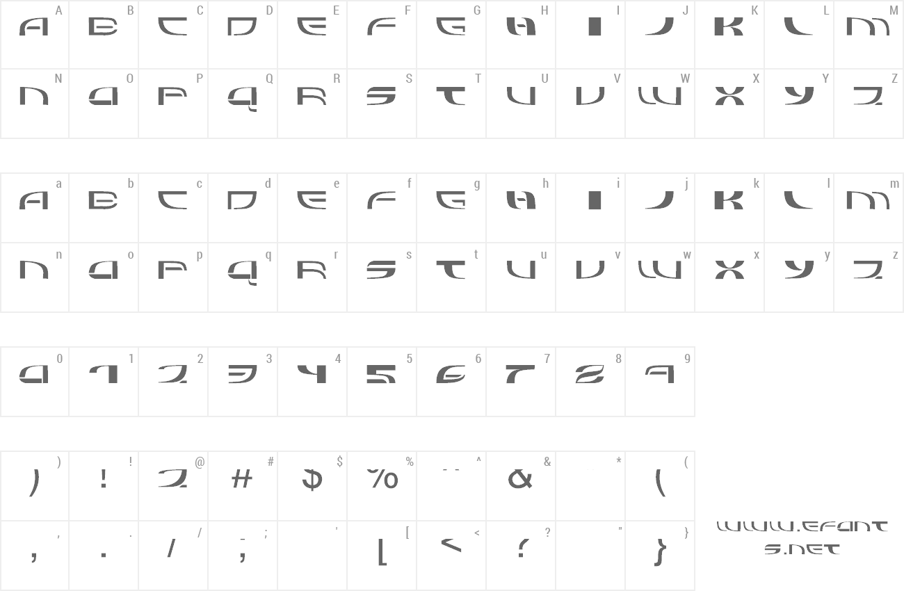 Font Refluxed preview