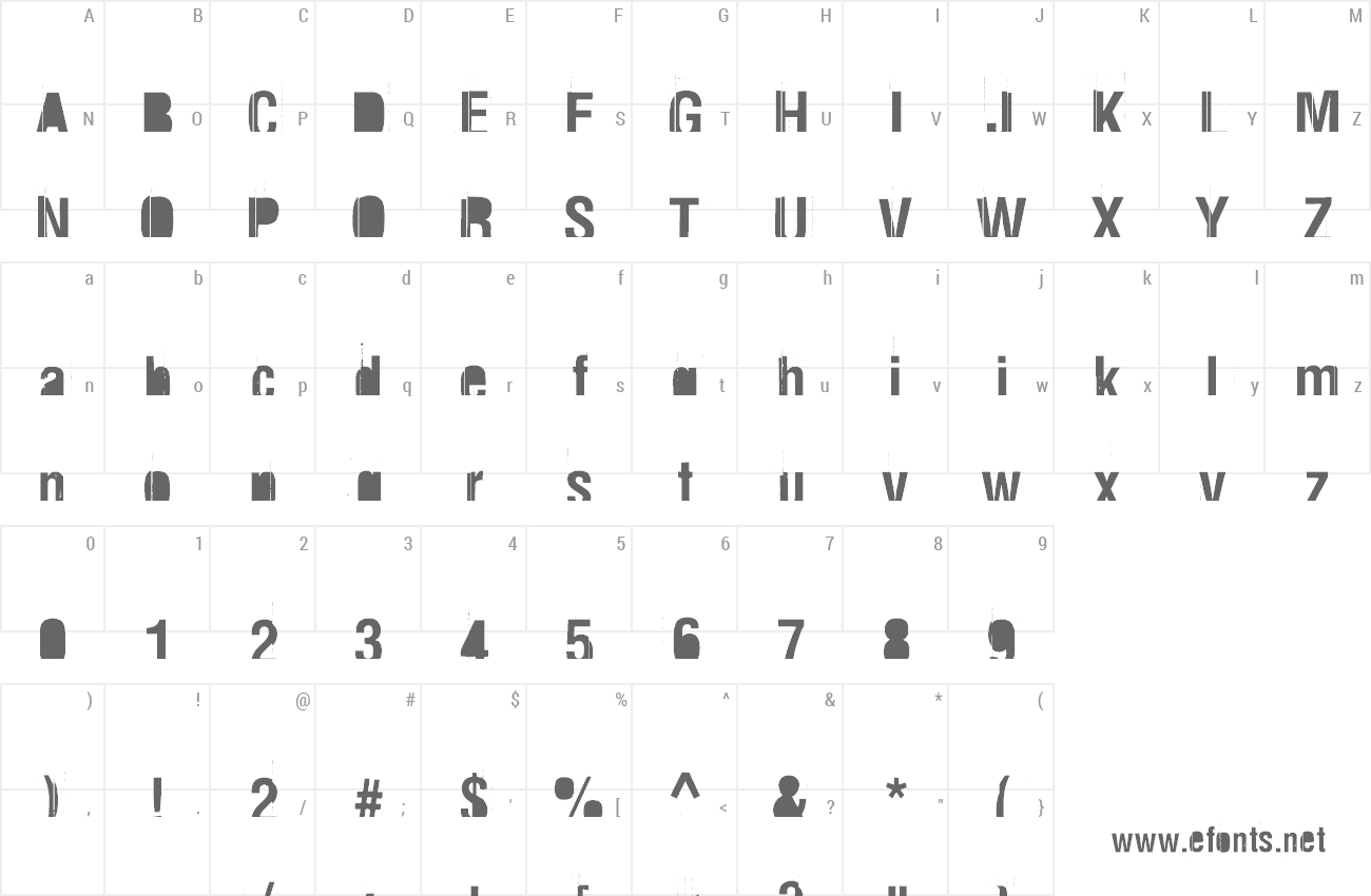 Font Rez preview