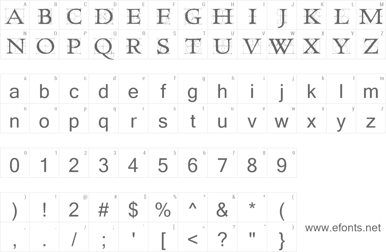 Font Roughwork preview