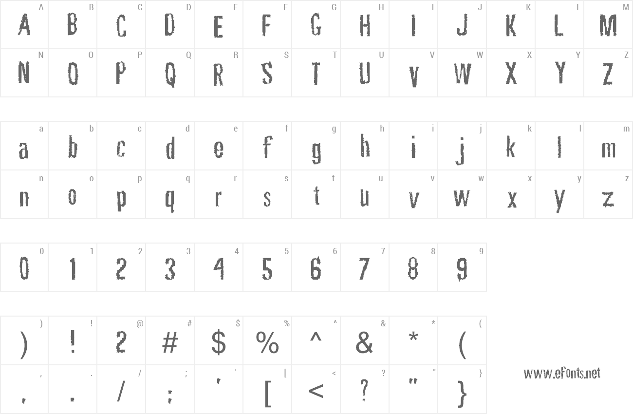 Font Rubbing Font preview