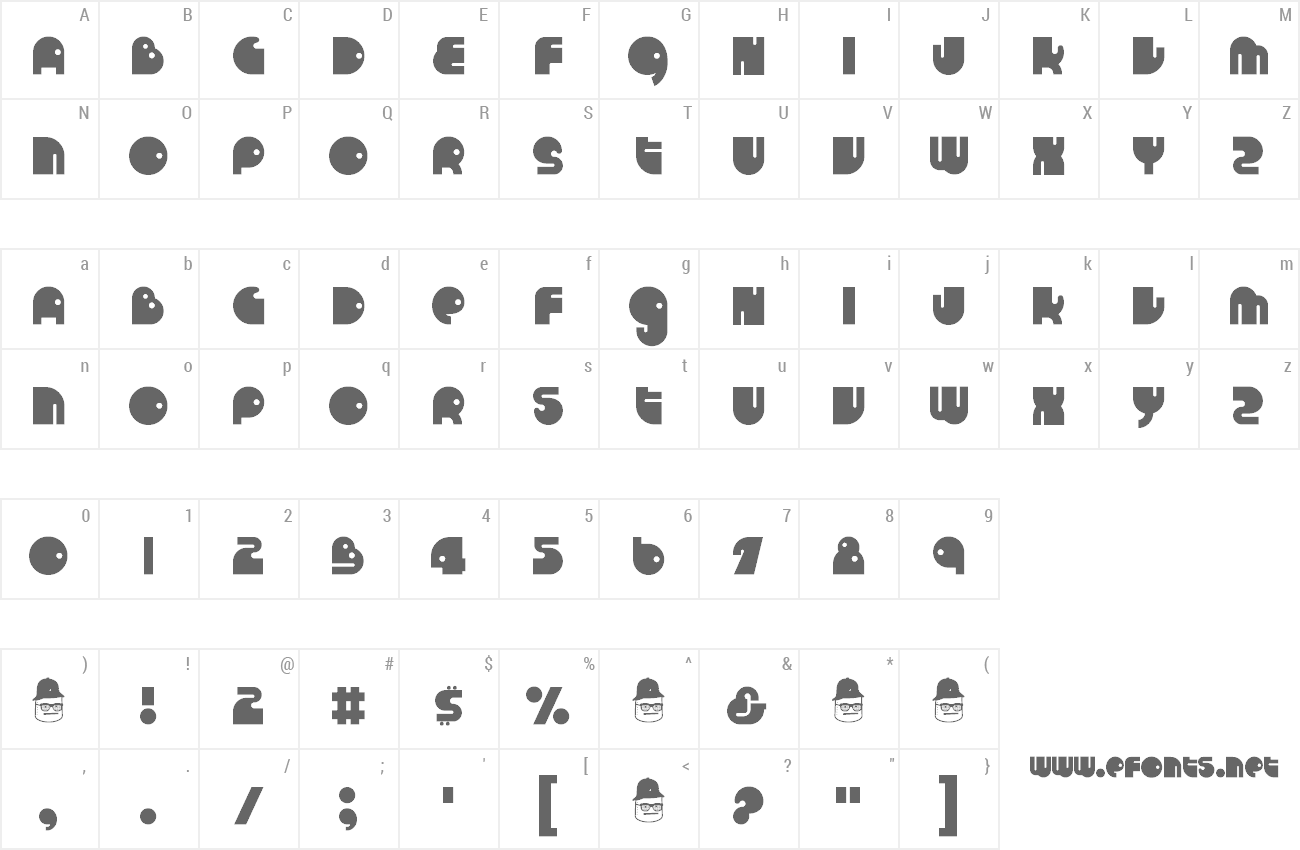 Font Run Tron 1983 preview