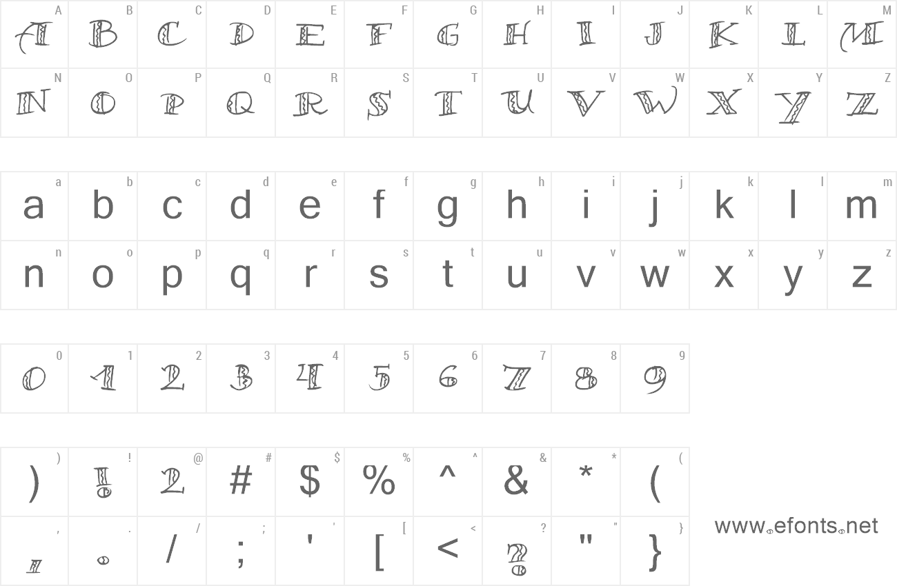 Font Samba preview