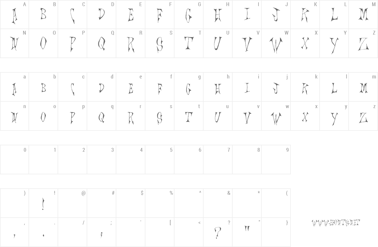 Font Scrawlings preview