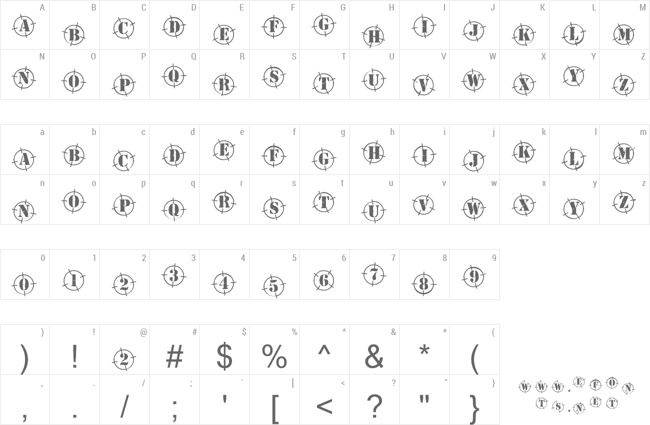 Font See the Beast preview