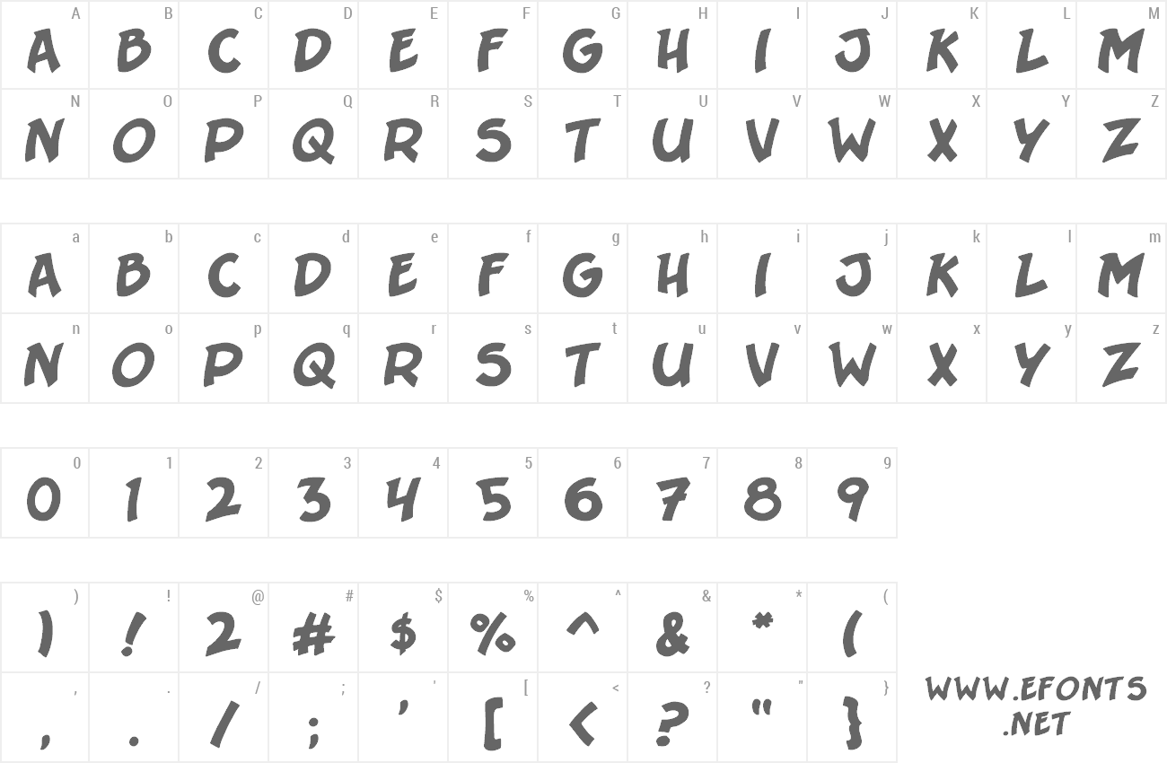 Font Sergeant Sixpack preview
