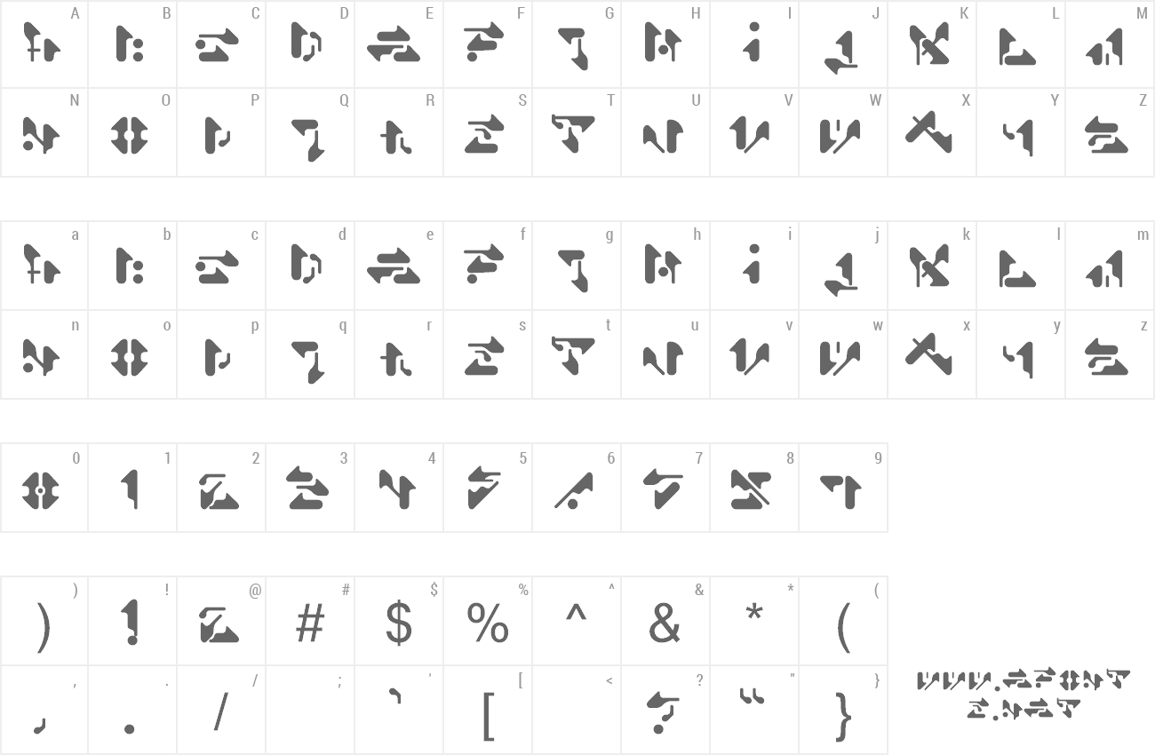 Font Shamen Remix preview