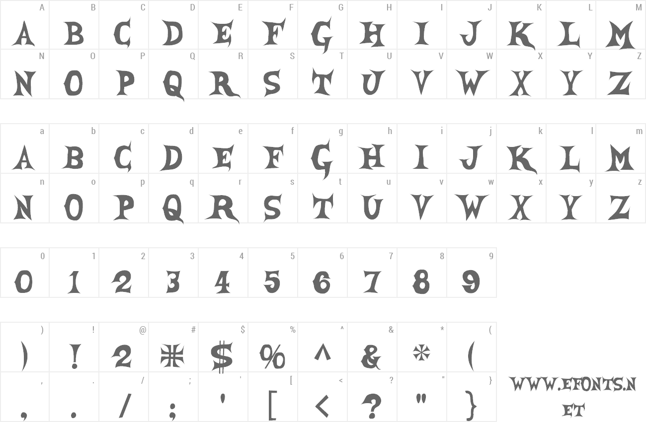 Font She Creature preview