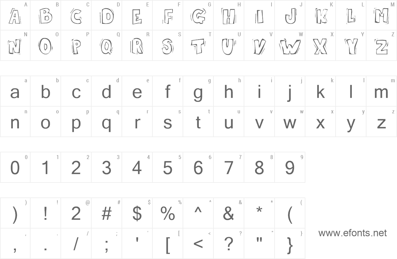 Font Skrotfont preview
