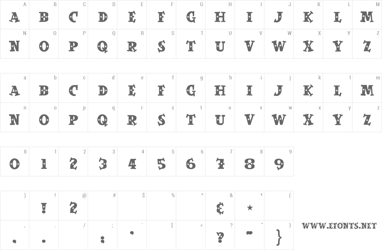 Font Space Out preview