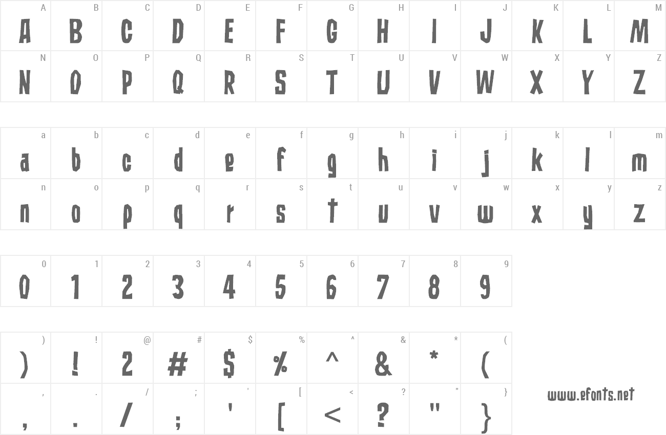 Font Subaccuz preview