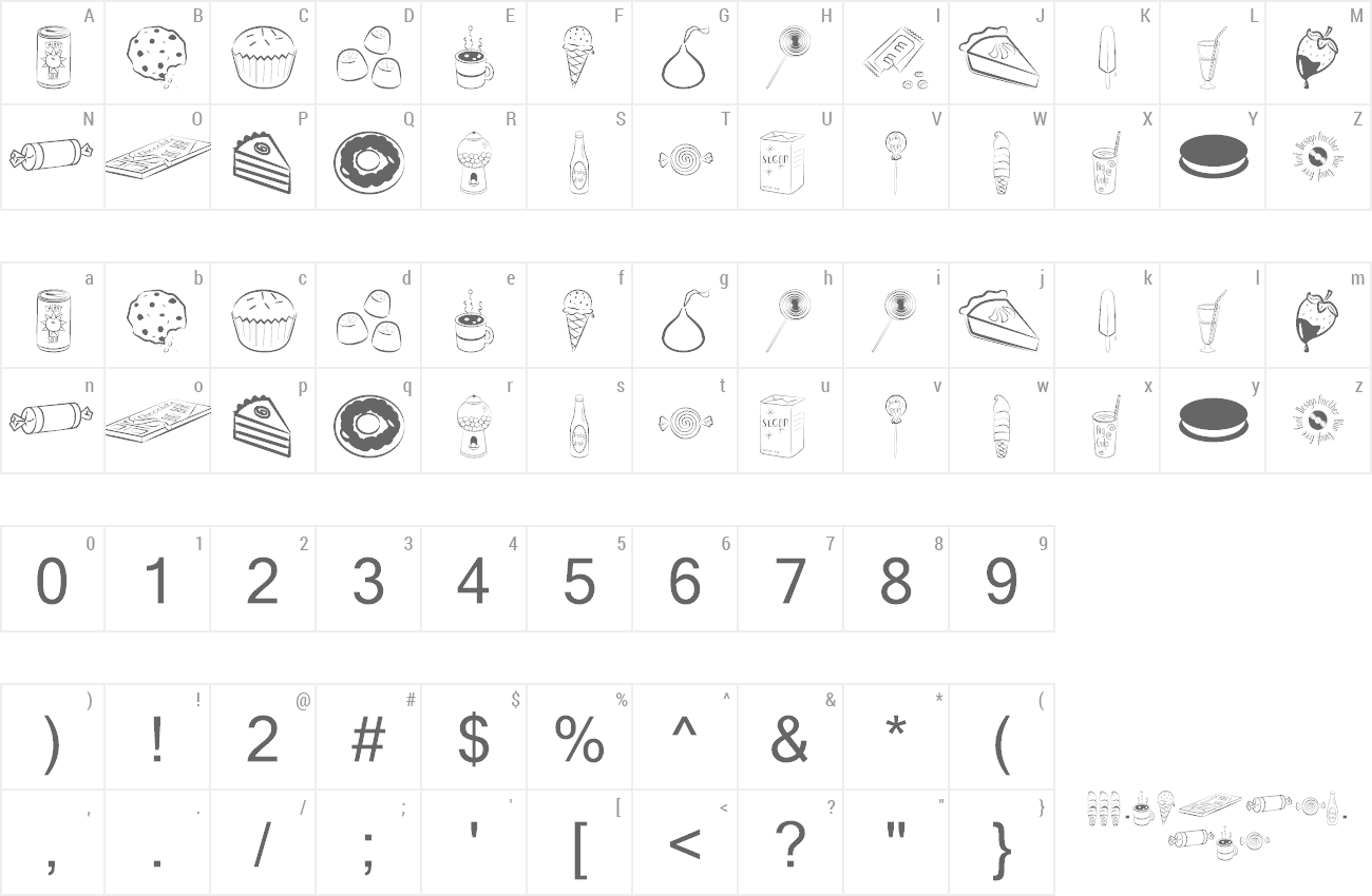 Font Sugar Coma preview
