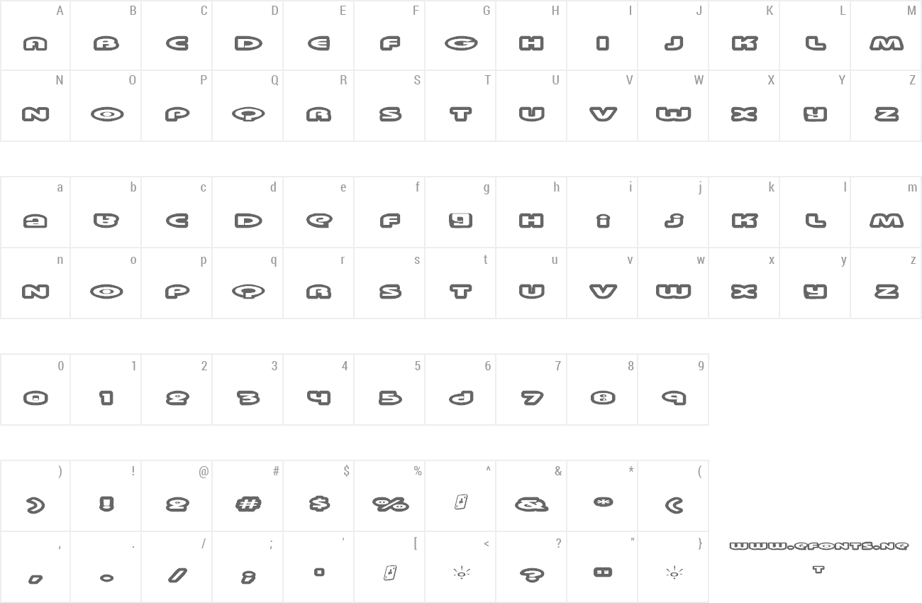 Font Swinkydad preview