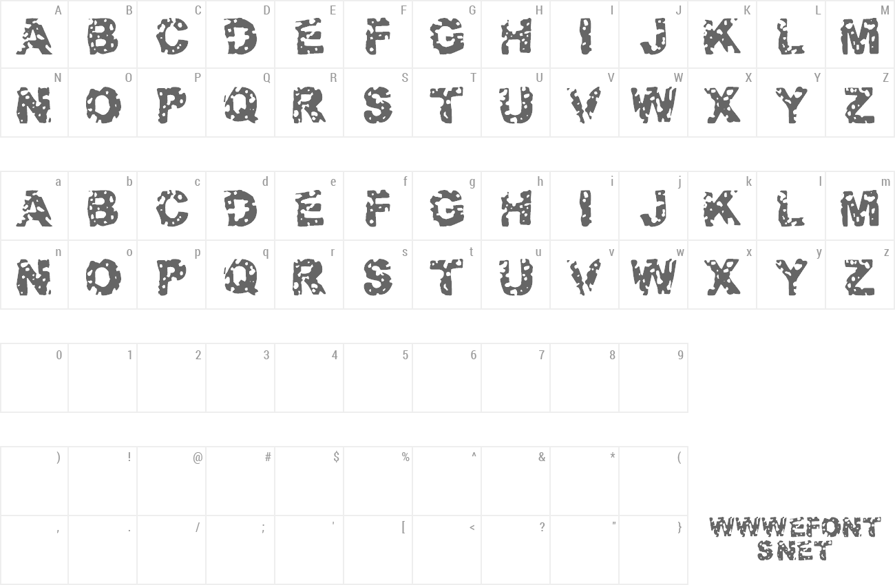 Font Target Practice preview