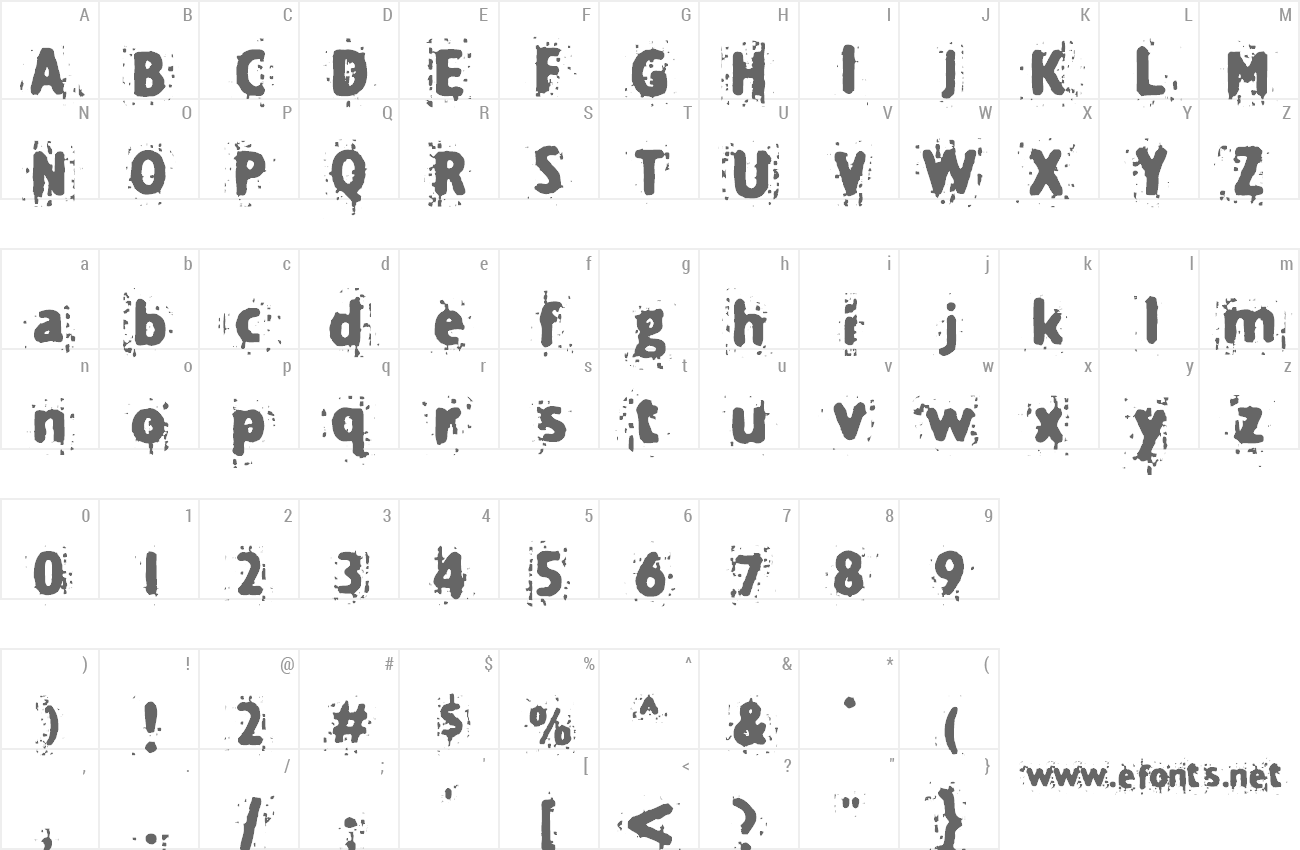 Font Technine preview
