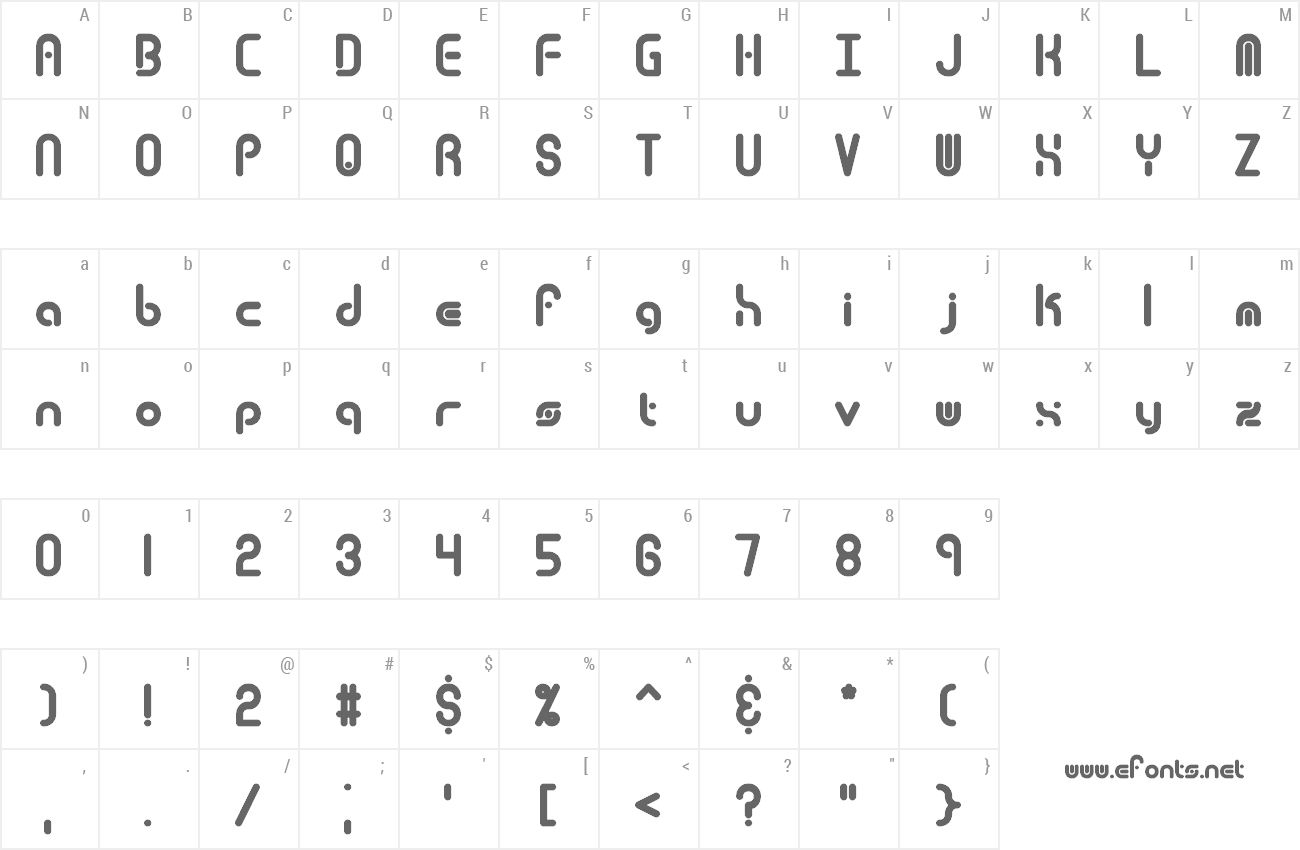 Font Techno Overload preview