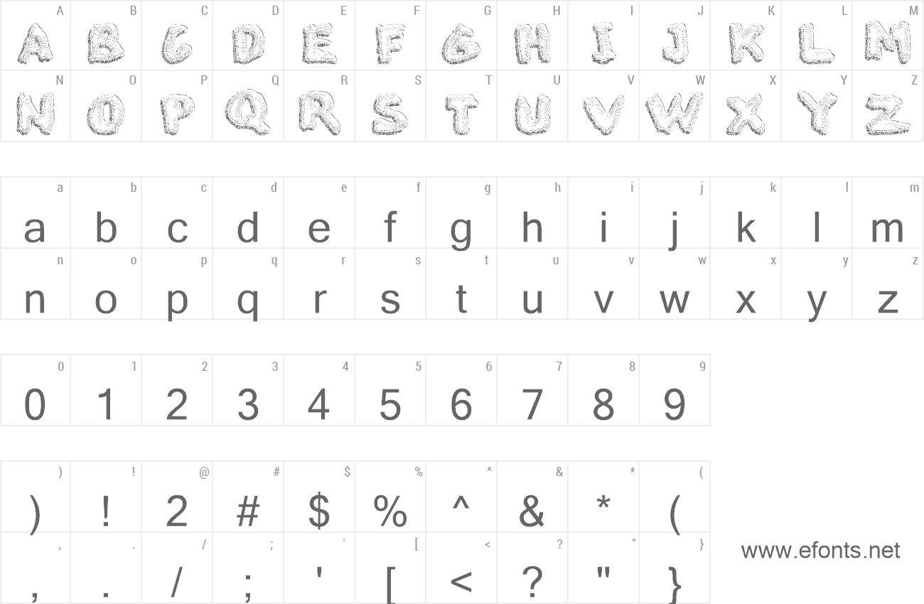 Font The Blob preview