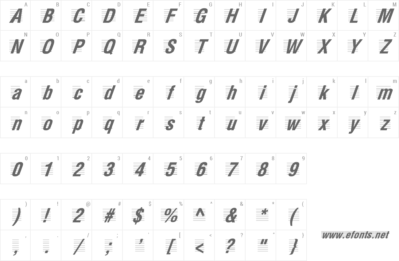 Font The Score preview