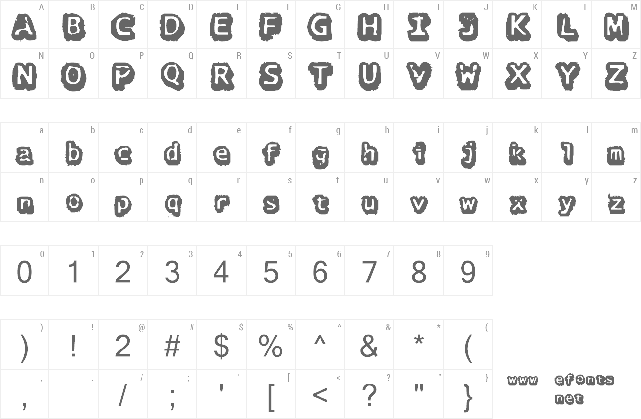 Font There Goes the Neighborhood preview