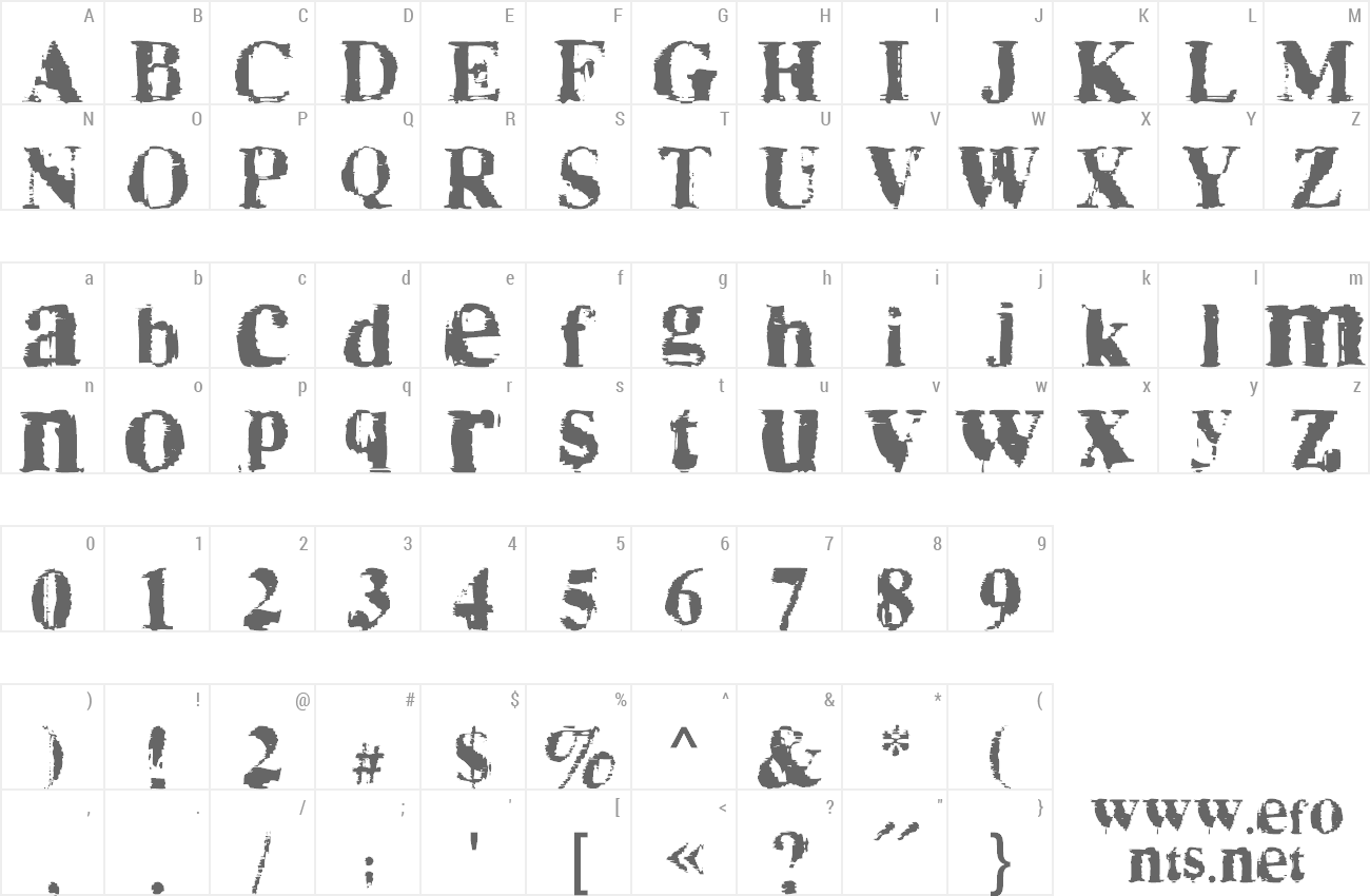 Font Times No Roman preview