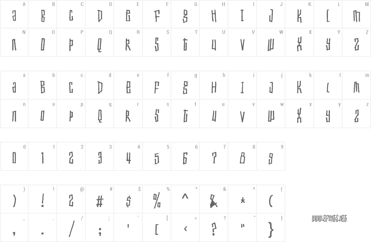 Font Toxic Waist preview